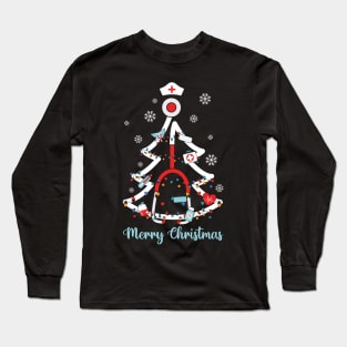 Merry Christmas Nurse Long Sleeve T-Shirt